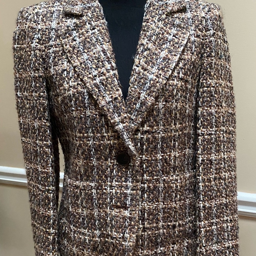 Rafaella Brown Tweed Jacket